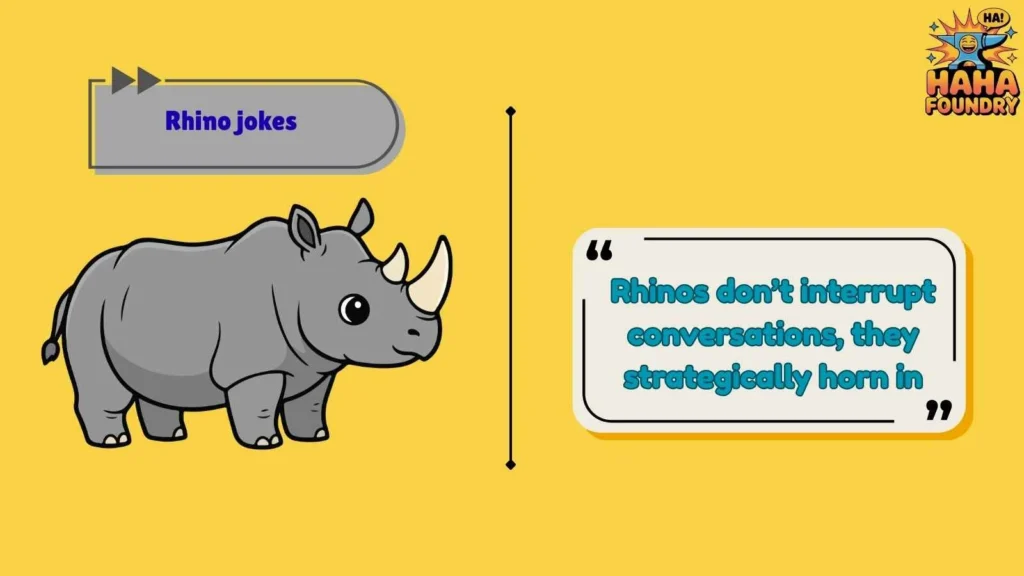 Clever Rhino Wordplay That Feels Surprisingly Smart