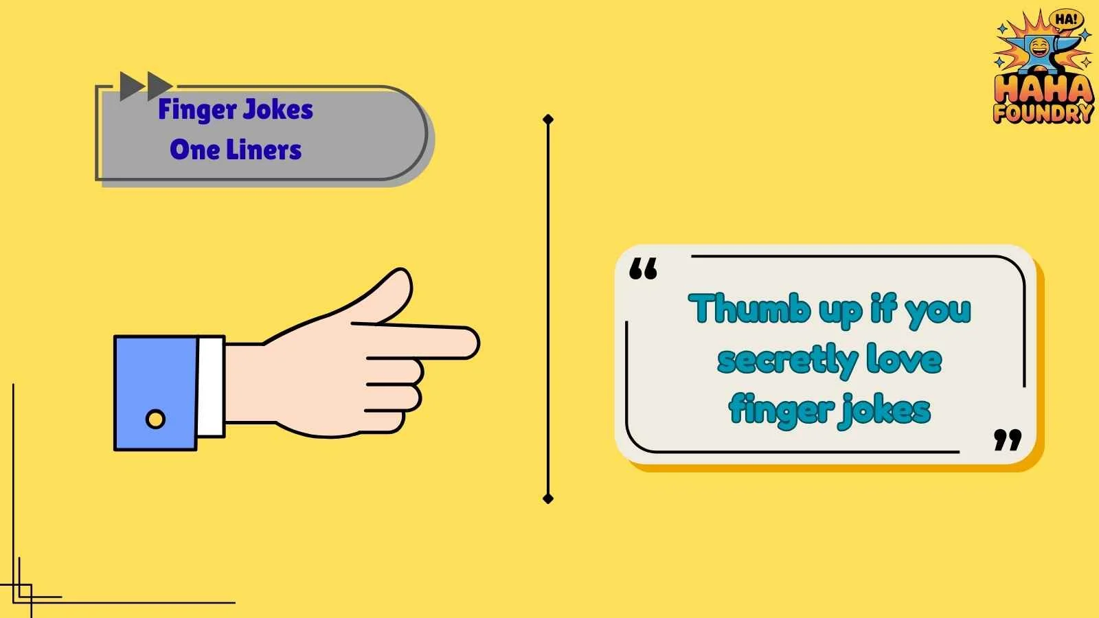 Finger Jokes One Liners
