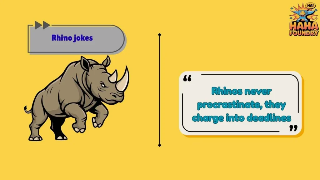 Funny Rhino Puns for Everyday Laughs