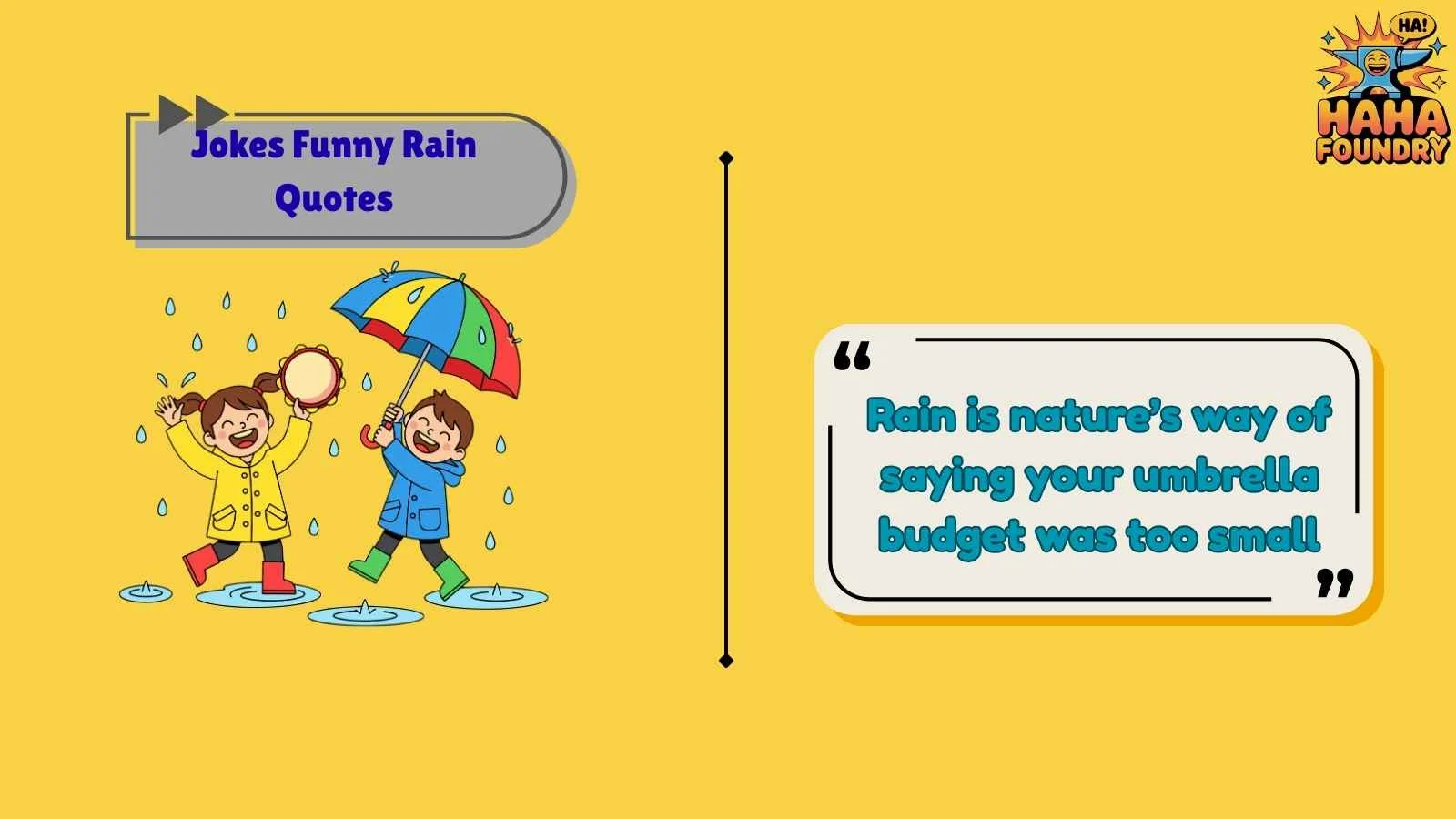 Jokes Funny Rain Quotes