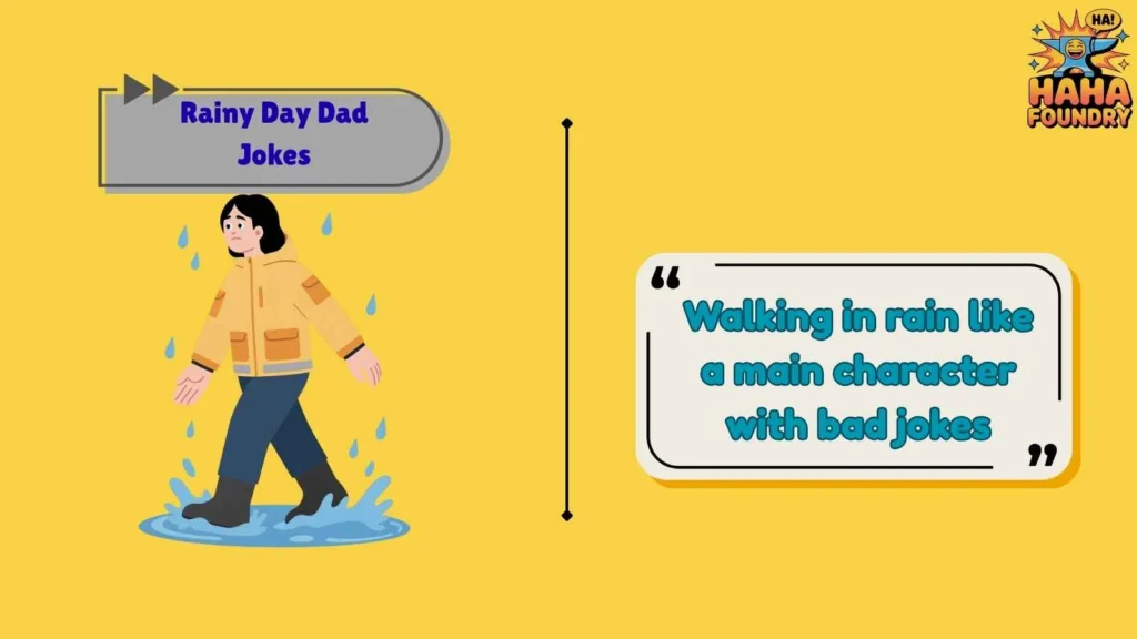 Short Rainy Day Dad Jokes for Social Media Captions