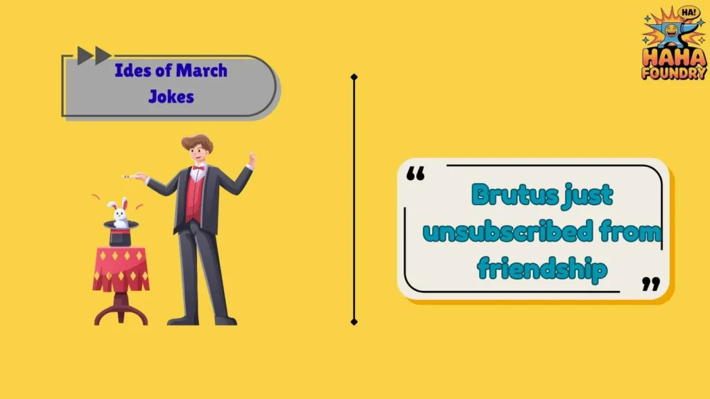 Social Media Ready Ides of March Jokes