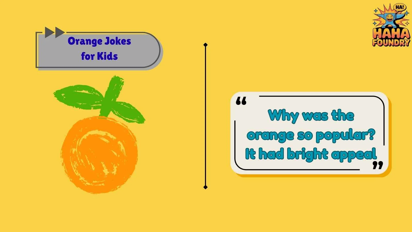 Orange Jokes for Kids