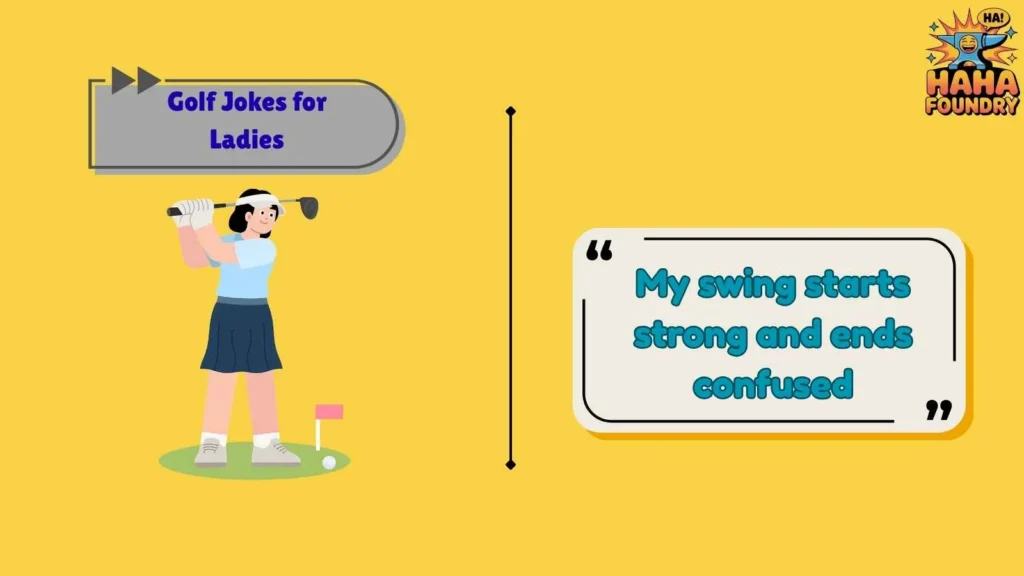 Relatable Golf Jokes for Ladies on the Course