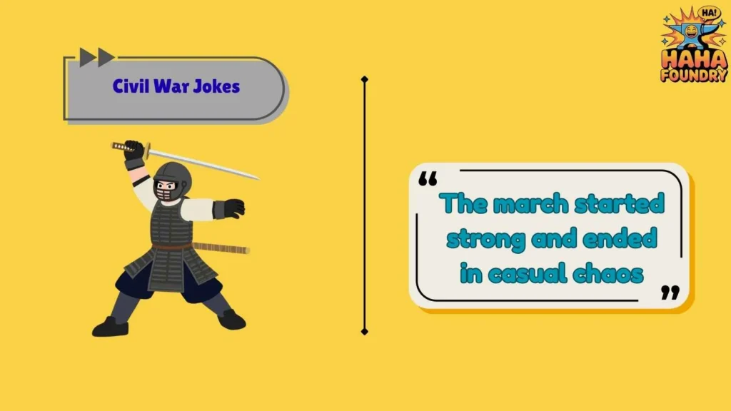 Short Civil War Jokes That Deliver Fast Laughs