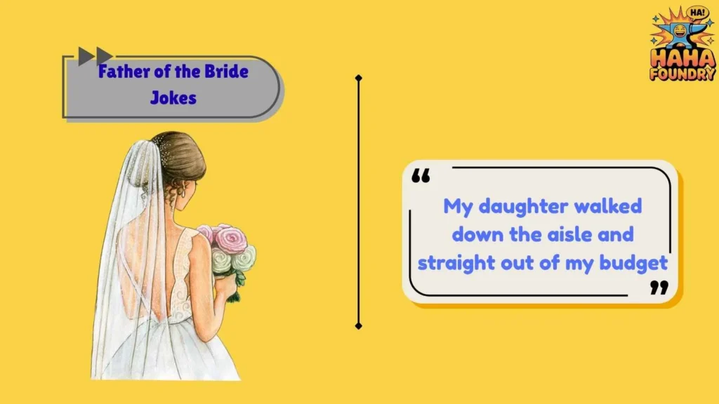 Clean Father of the Bride Wedding Humor