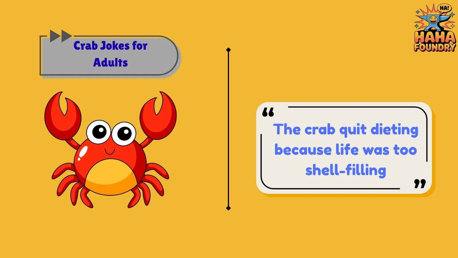 Crab Jokes for Adults