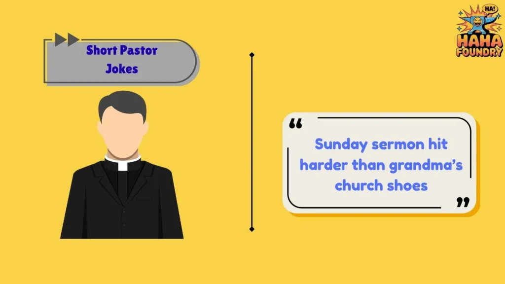 Funny Pastor Jokes About Sunday Service