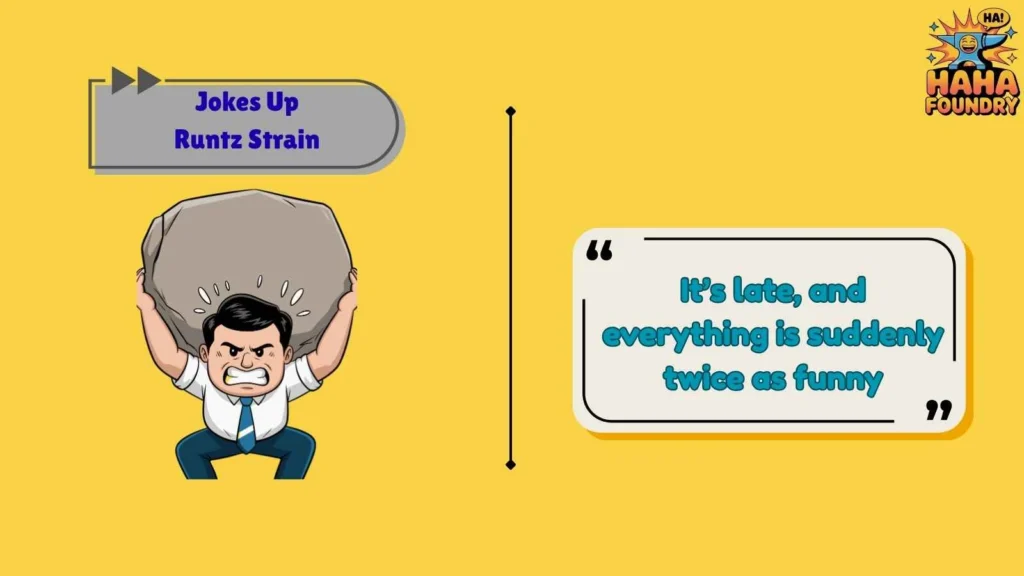 Late Night Jokes Up Runtz Strain Laughs