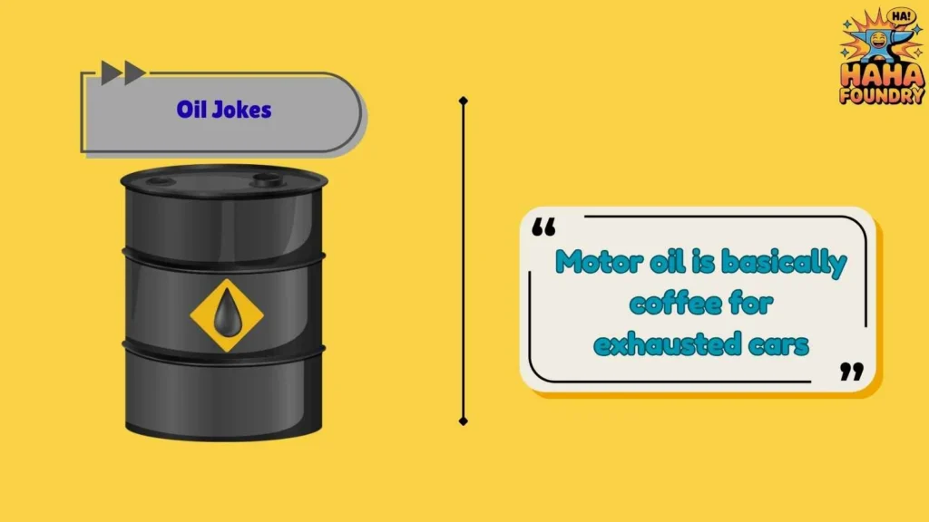 Motor oil is basically coffee for exhausted cars