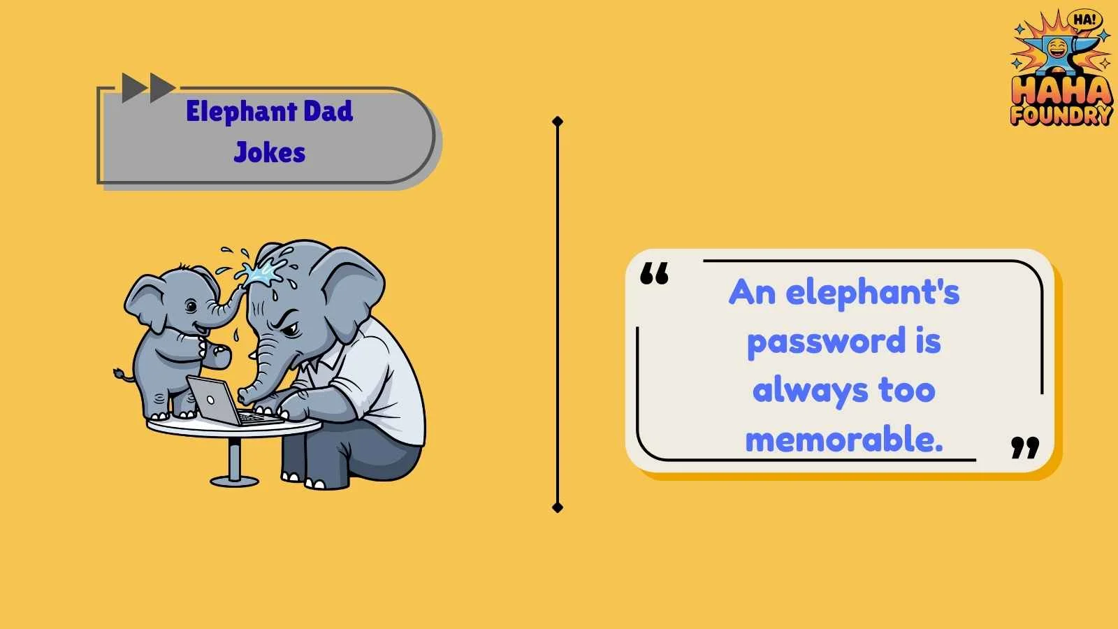 Elephant Dad Jokes