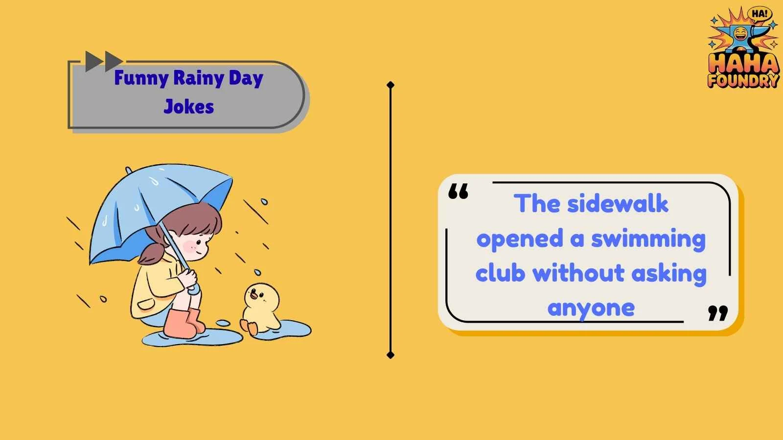 Funny Rainy Day Jokes